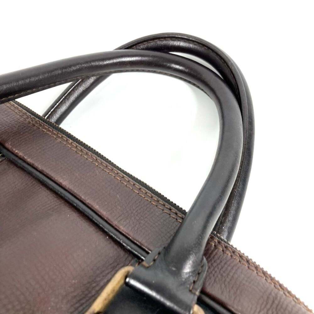 LOUIS VUITTON Authentic Brown Leather Tote Bag - Picture 6 of 16